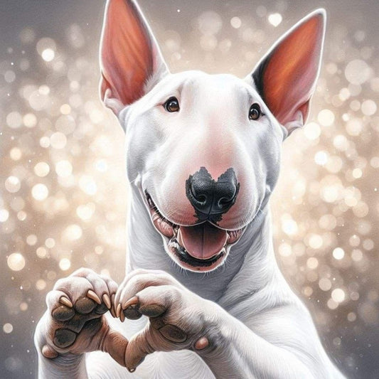 English Bull Terrier Dog | Diamond Painting