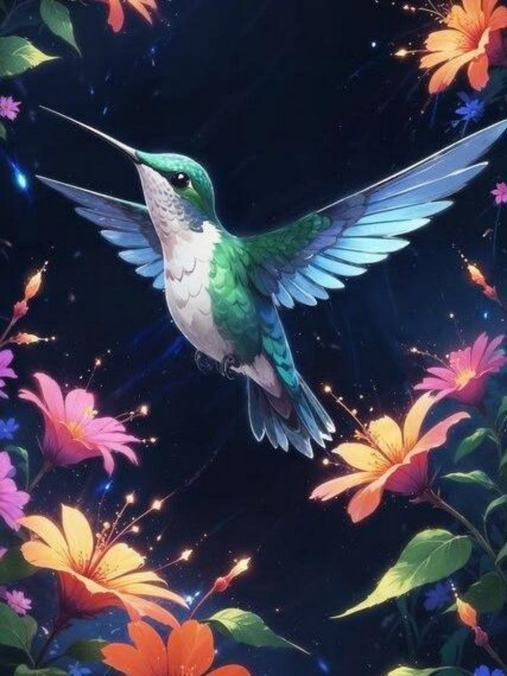 Hummingbird | Diamond Painting