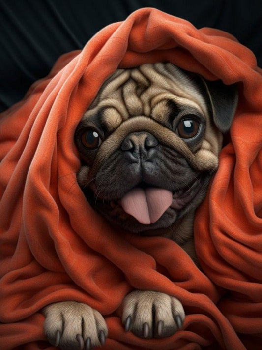Dog Pug | Diamond Painting