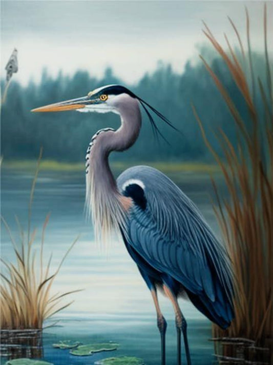 Blue Heron | Diamond Painting