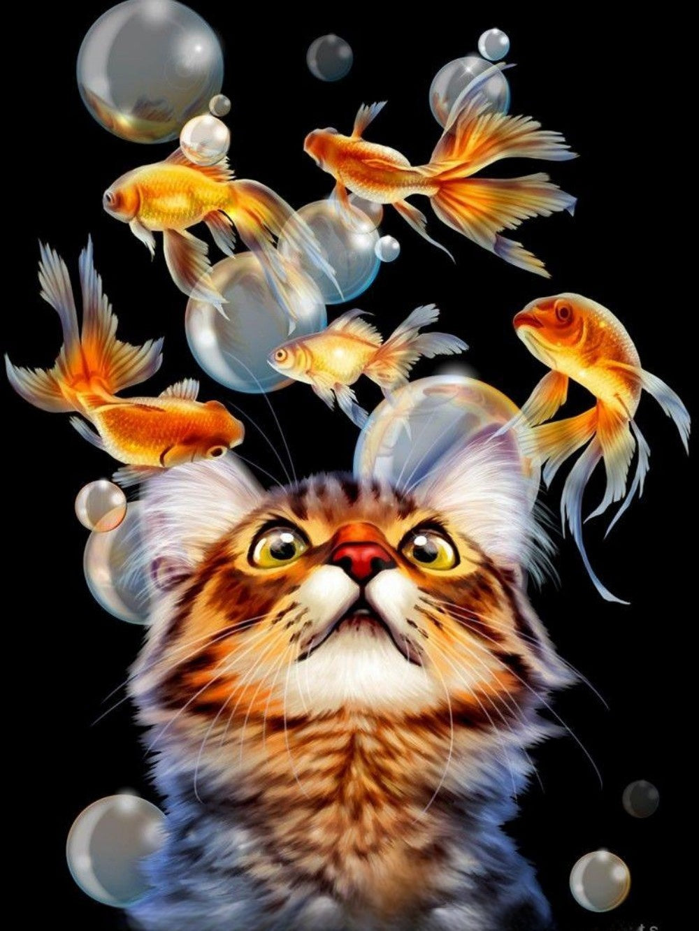 Cat Fish | Diamond Painting