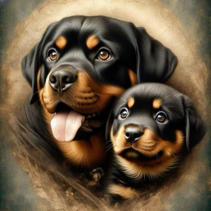 Rottweiler Dog | Diamond Painting