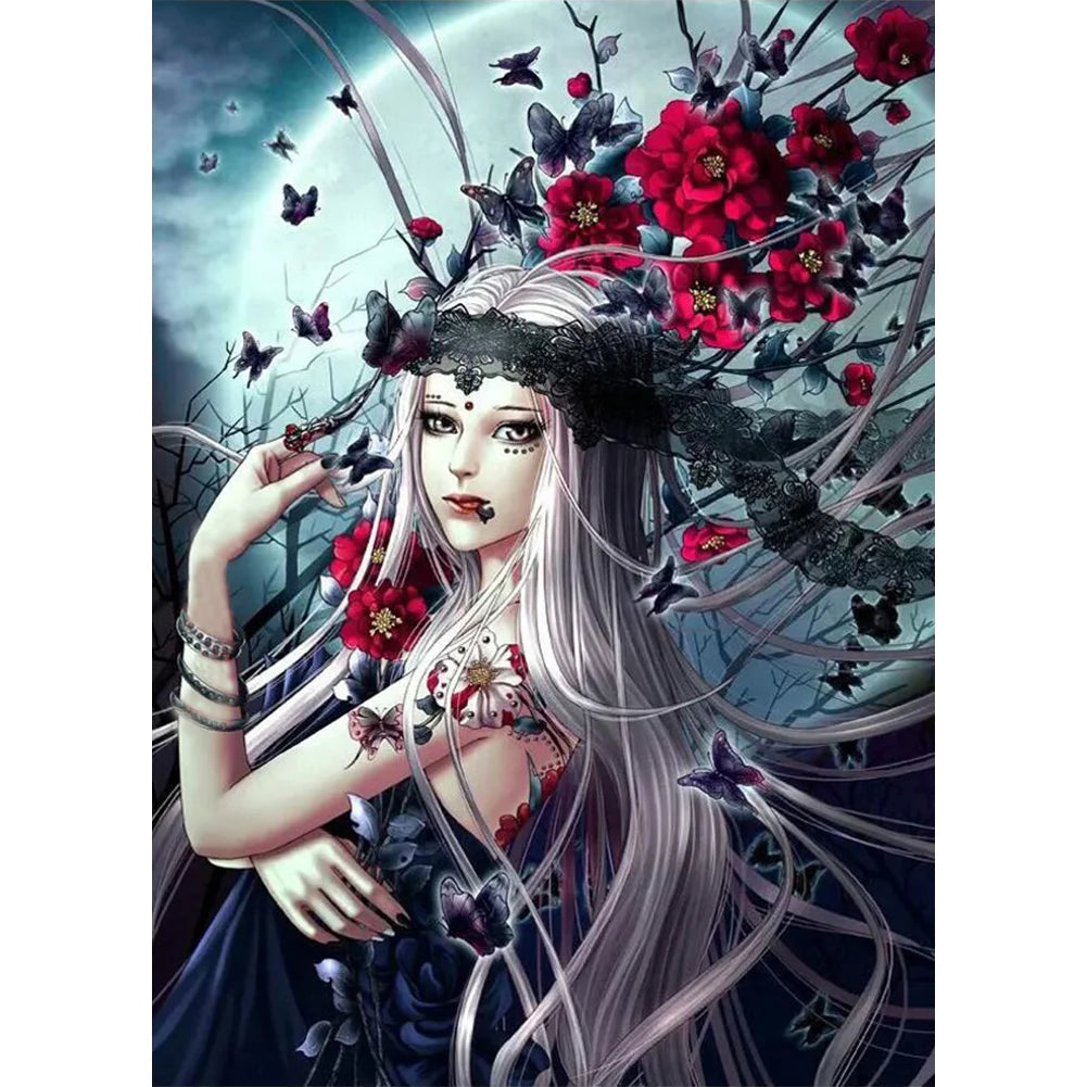 Beautiful Girl | Cross Stitch Embroidery