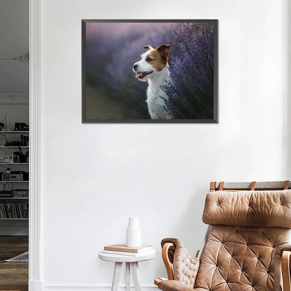 Jack Russell Dog Is Waiting | Diamond Painting