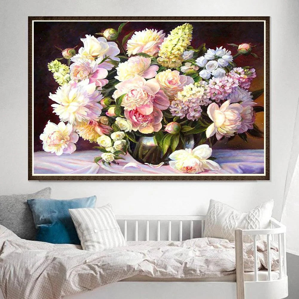 Flower On The Table | Diamond Painting