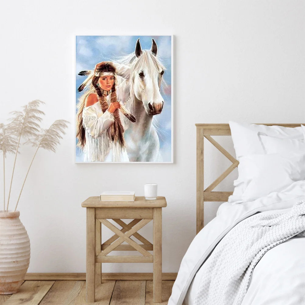 White Horse | Diamond Painting