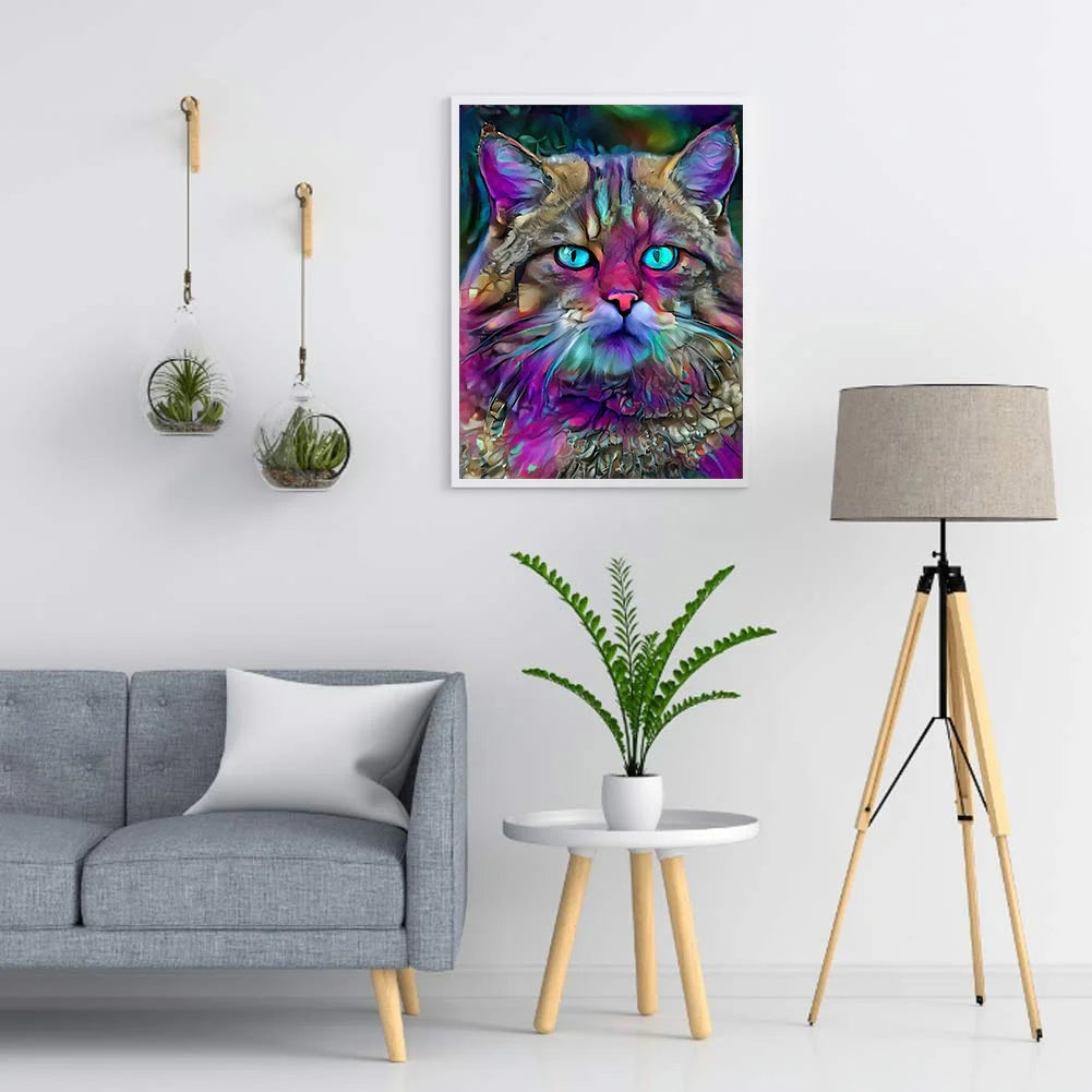 Colorful Cat | Diamond Painting