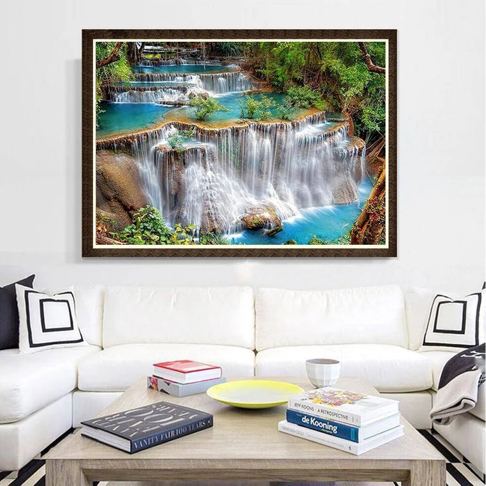 Natural Waterfall | Diamond Painting