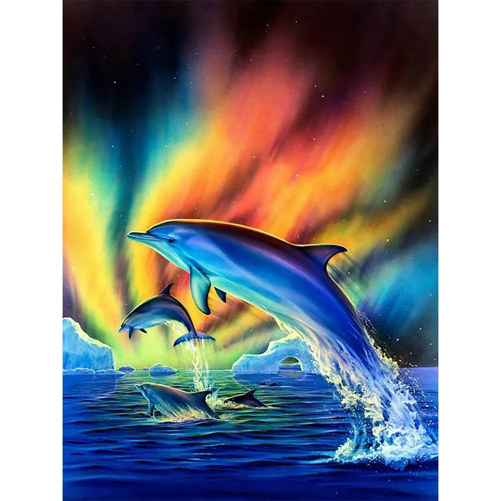 Dolphin | Cross Stitch Embroidery