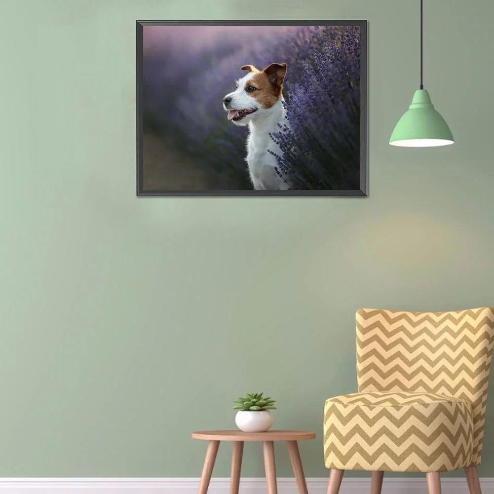 Jack Russell Dog Is Waiting | Diamond Painting