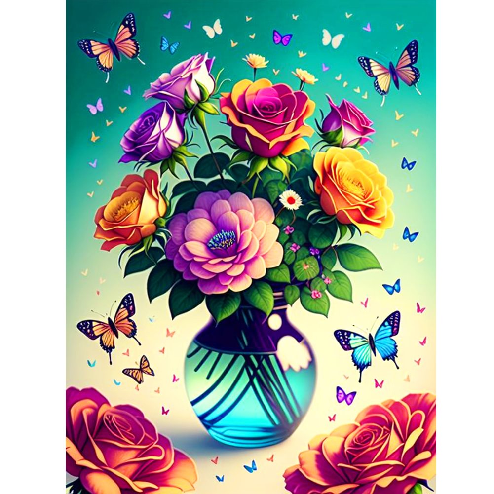 Pretty Flower | Diamond Painting