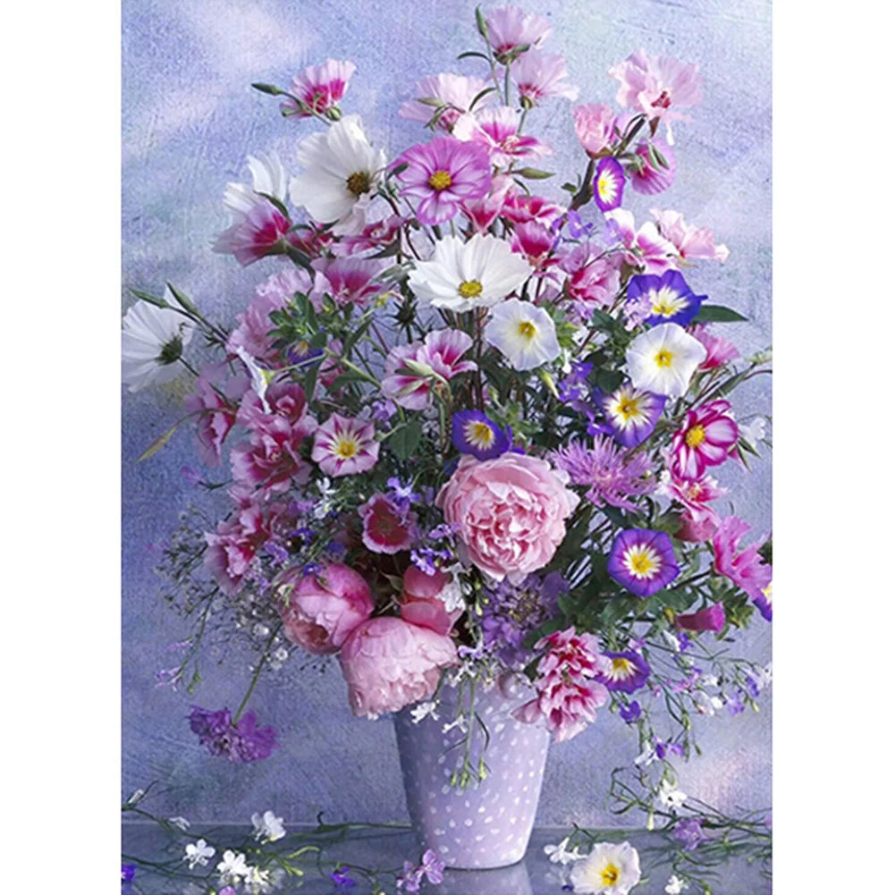 Flowers In The Vase | Diamond Painting