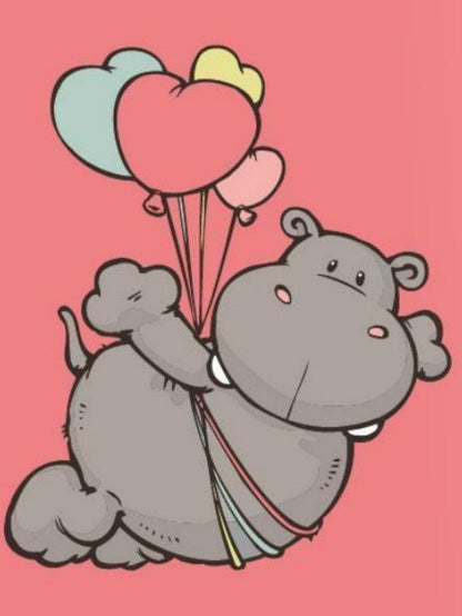 Hippo | Diamond Painting