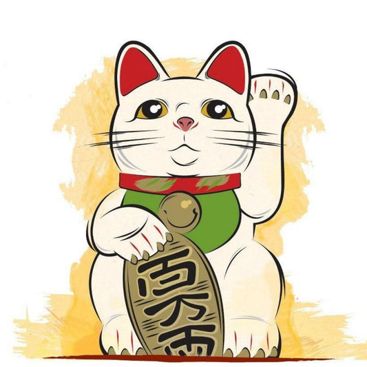 Bell Lucky Cat | Diamond Painting