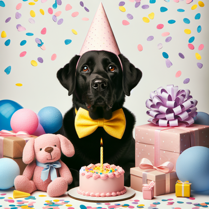 Black Labrador Dog | Diamond Painting