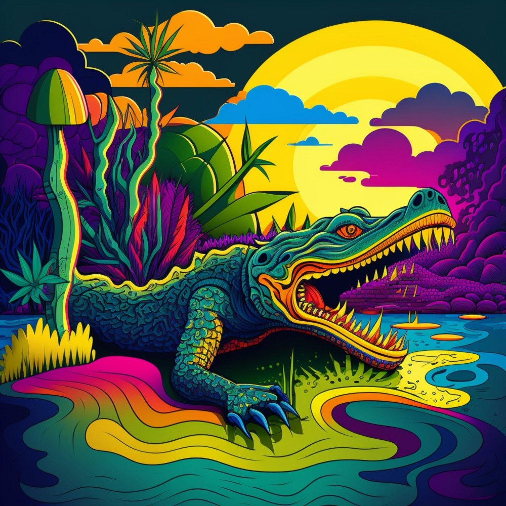 Alligator | Diamond Painting