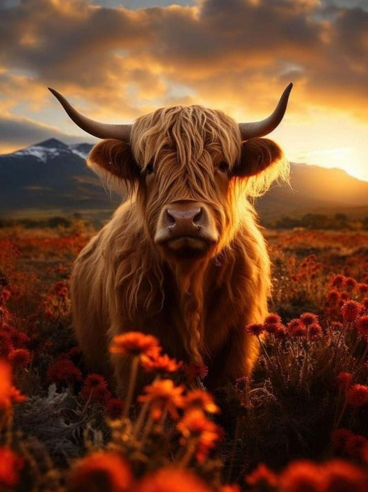 Highland Cow | Diamond Painting
