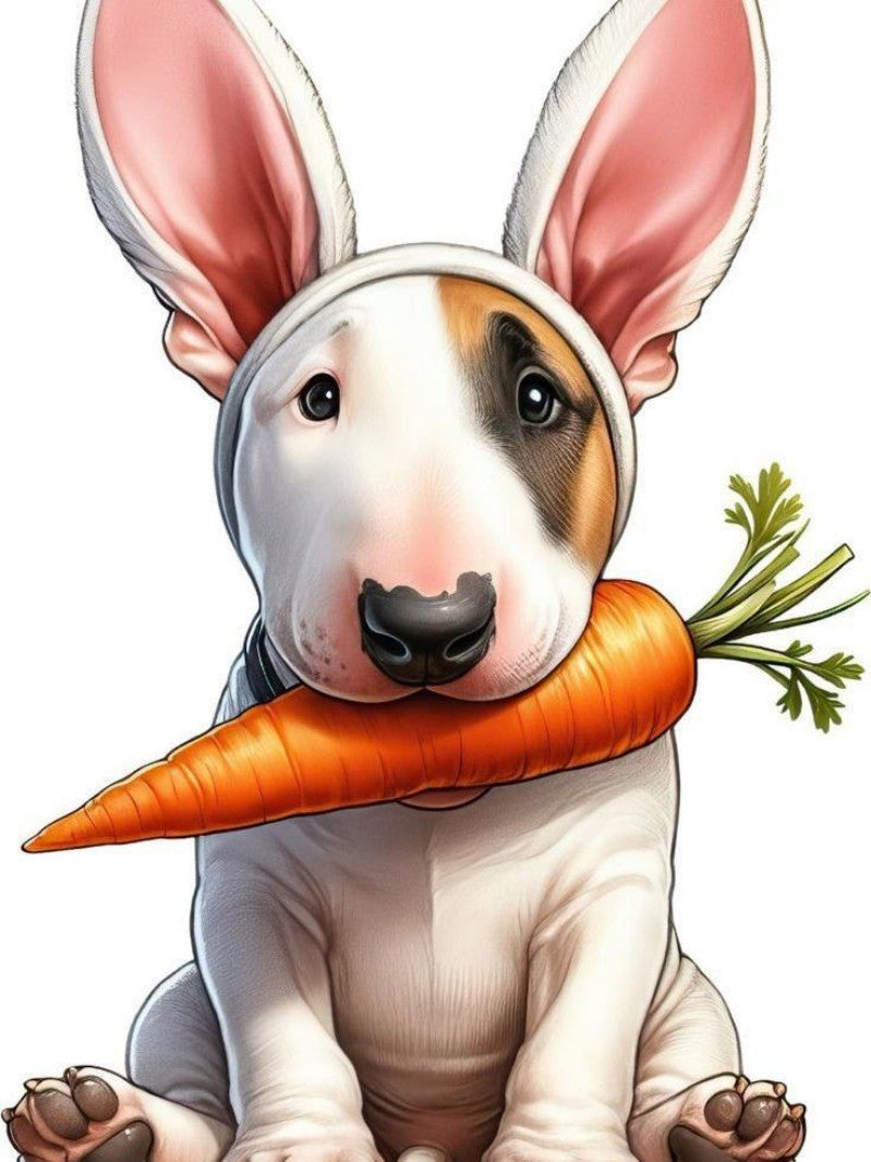 English Bull Terrier Dog | Diamond Painting