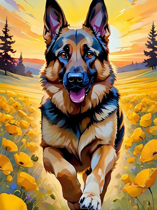 Dog German Shepherd | Diamond Painting