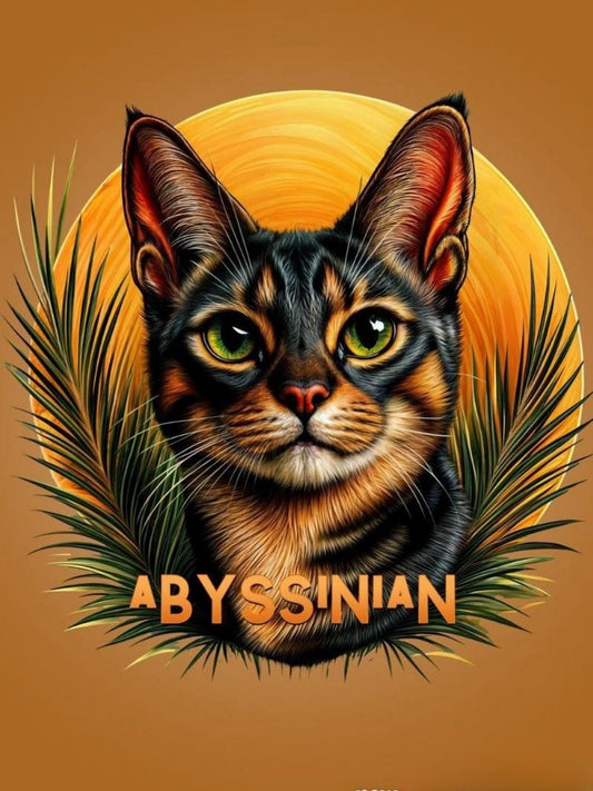 Abyssinian Cat | Diamond Painting