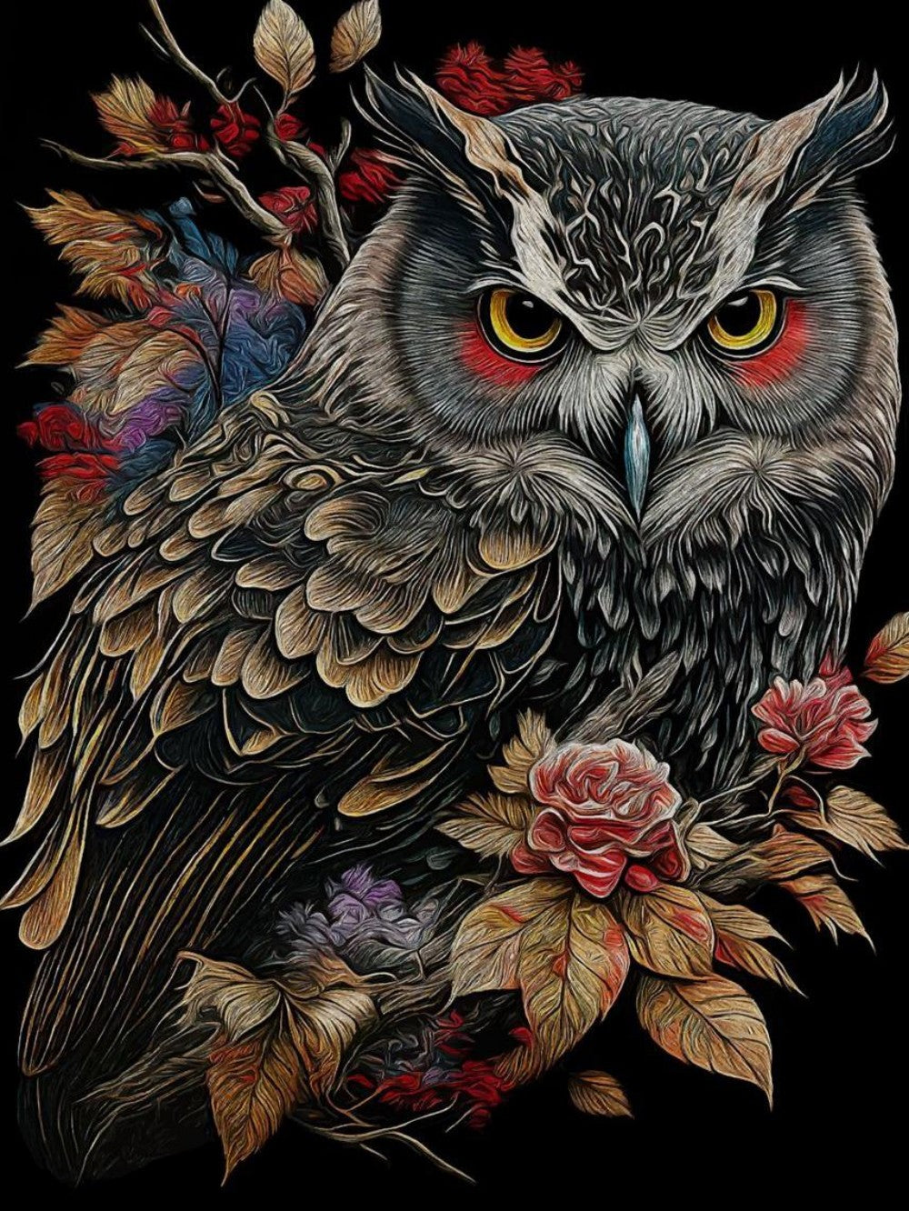 Owl | Diamond Painting