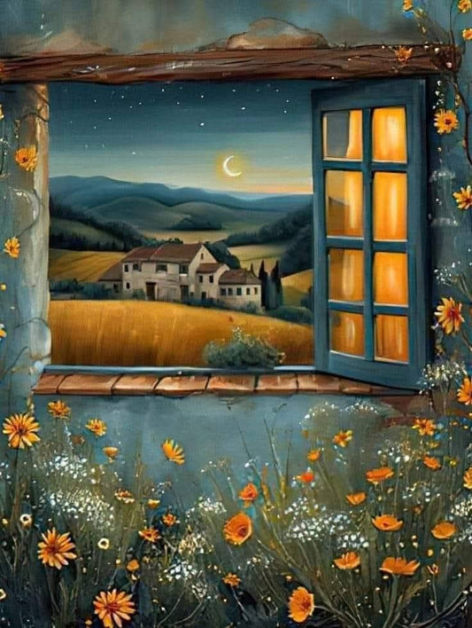 Window Landscape | Diamond Painting