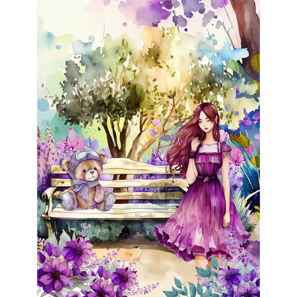 Flower Lavender | Diamond Painting