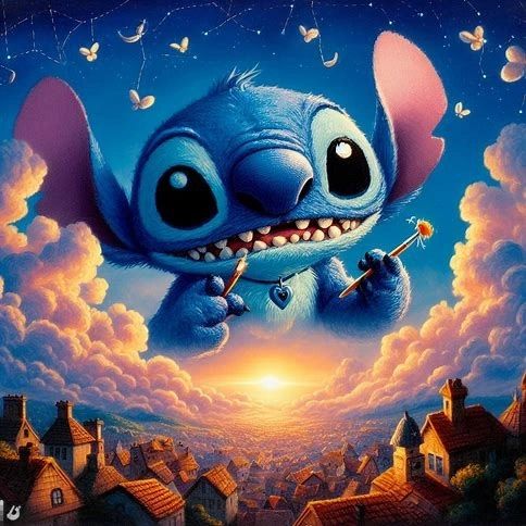 Alien Dog Stitch | Diamond Painting