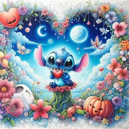 Alien Dog Stitch | Diamond Painting