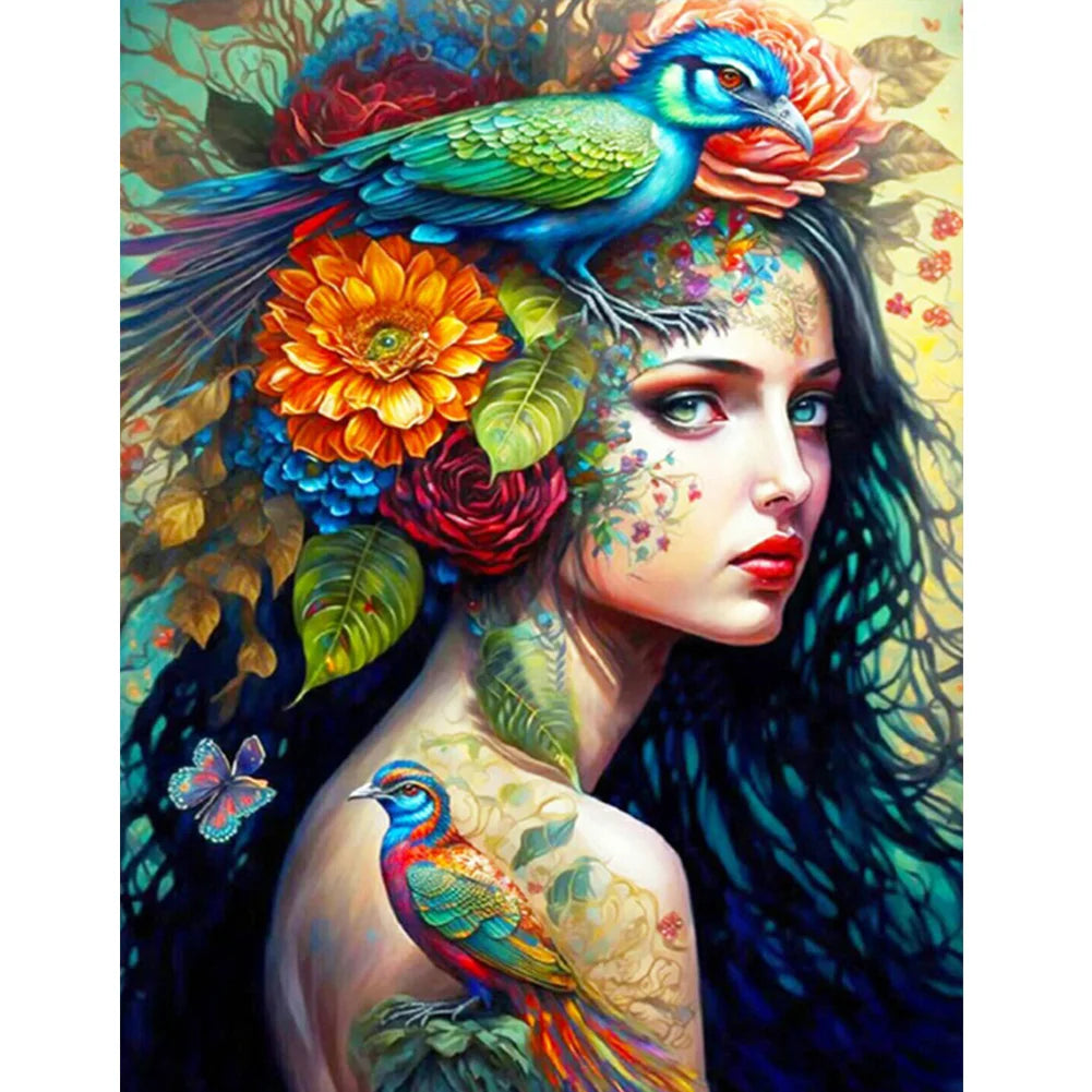 Flower Bird | Diamond Painting