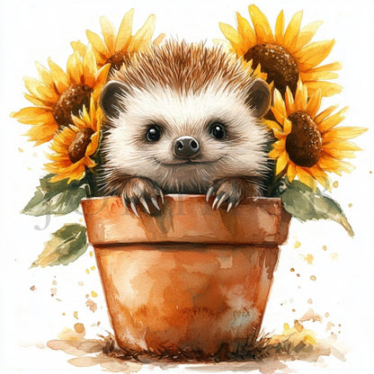 Hedgehog | Diamond Painting