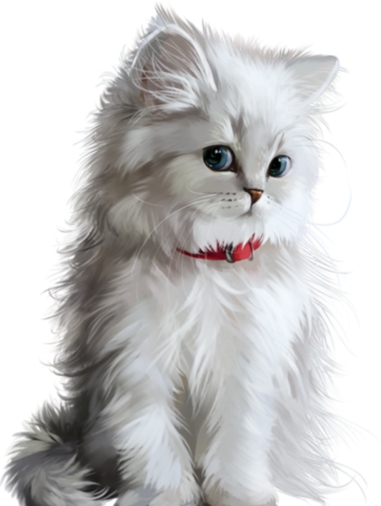 White Cat | Diamond Painting