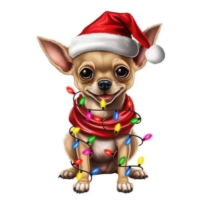 Christmas Dog | Diamond Painting