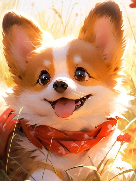 Corgi Dog | Diamond Painting