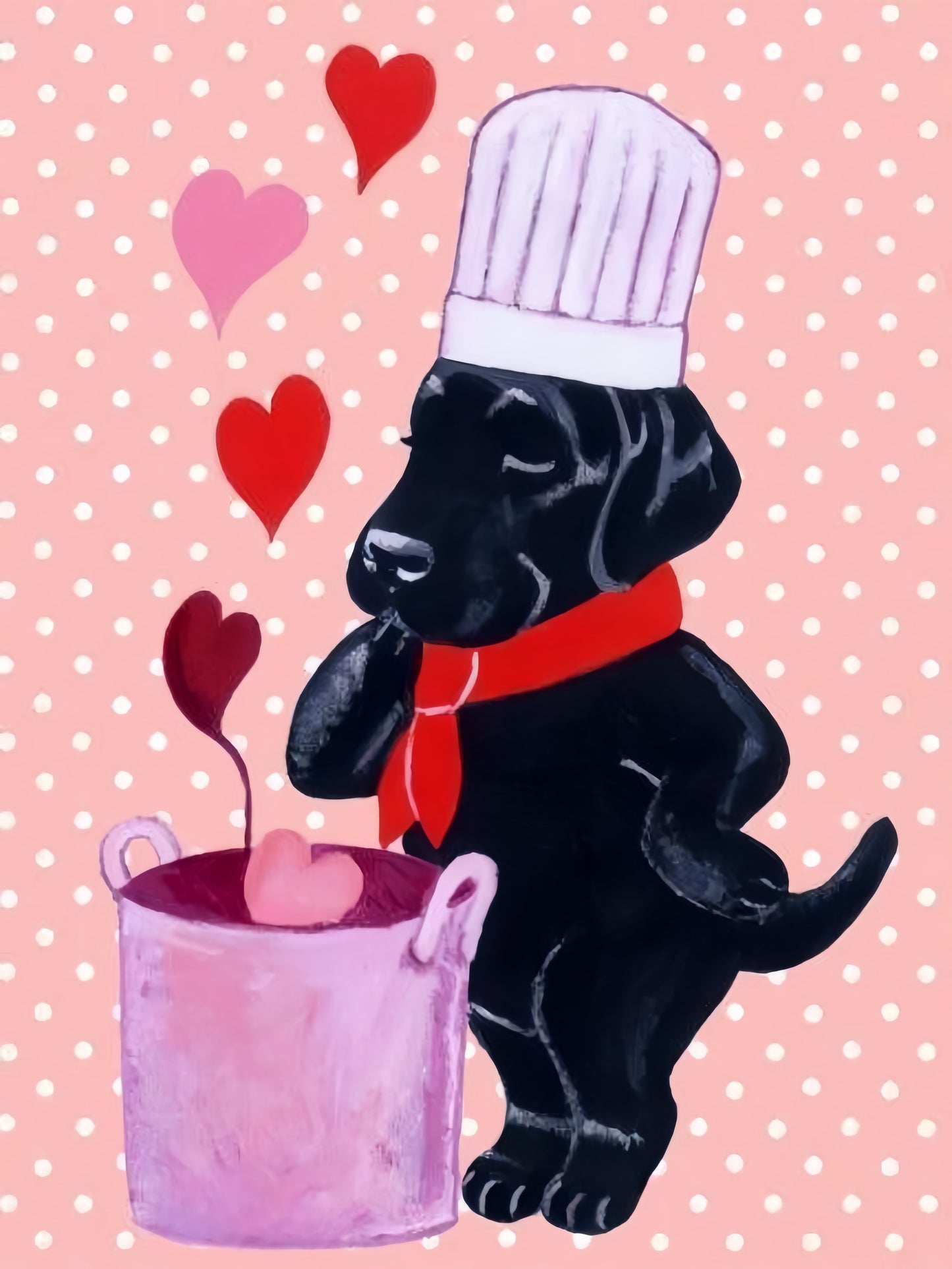 Black Labrador Dog | Diamond Painting