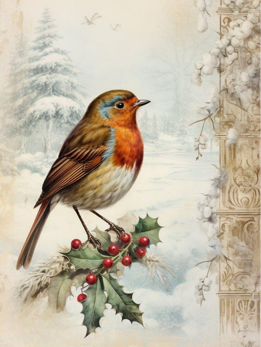 Robin Bird | Diamond Painting