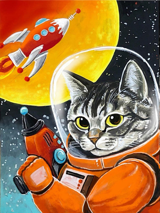 Cats in Space | Diamond Painting