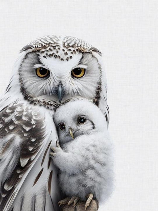 Snowy owl (White Owl) | Diamond Painting