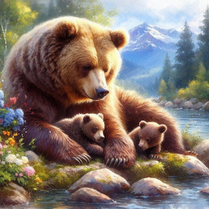 Brown Bear | Diamond Painting