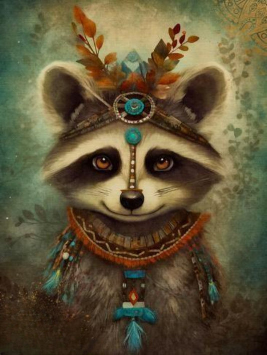 Raccoon | Diamond Painting