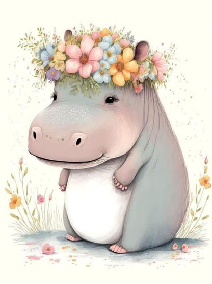 Hippo | Diamond Painting