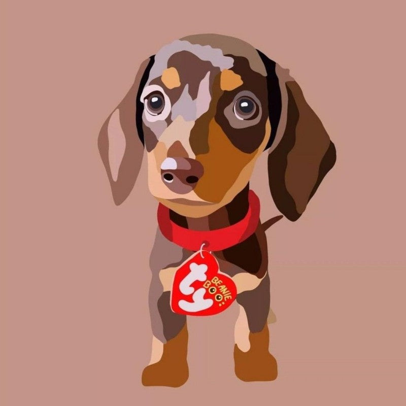 Dachshund Dog | Diamond Painting