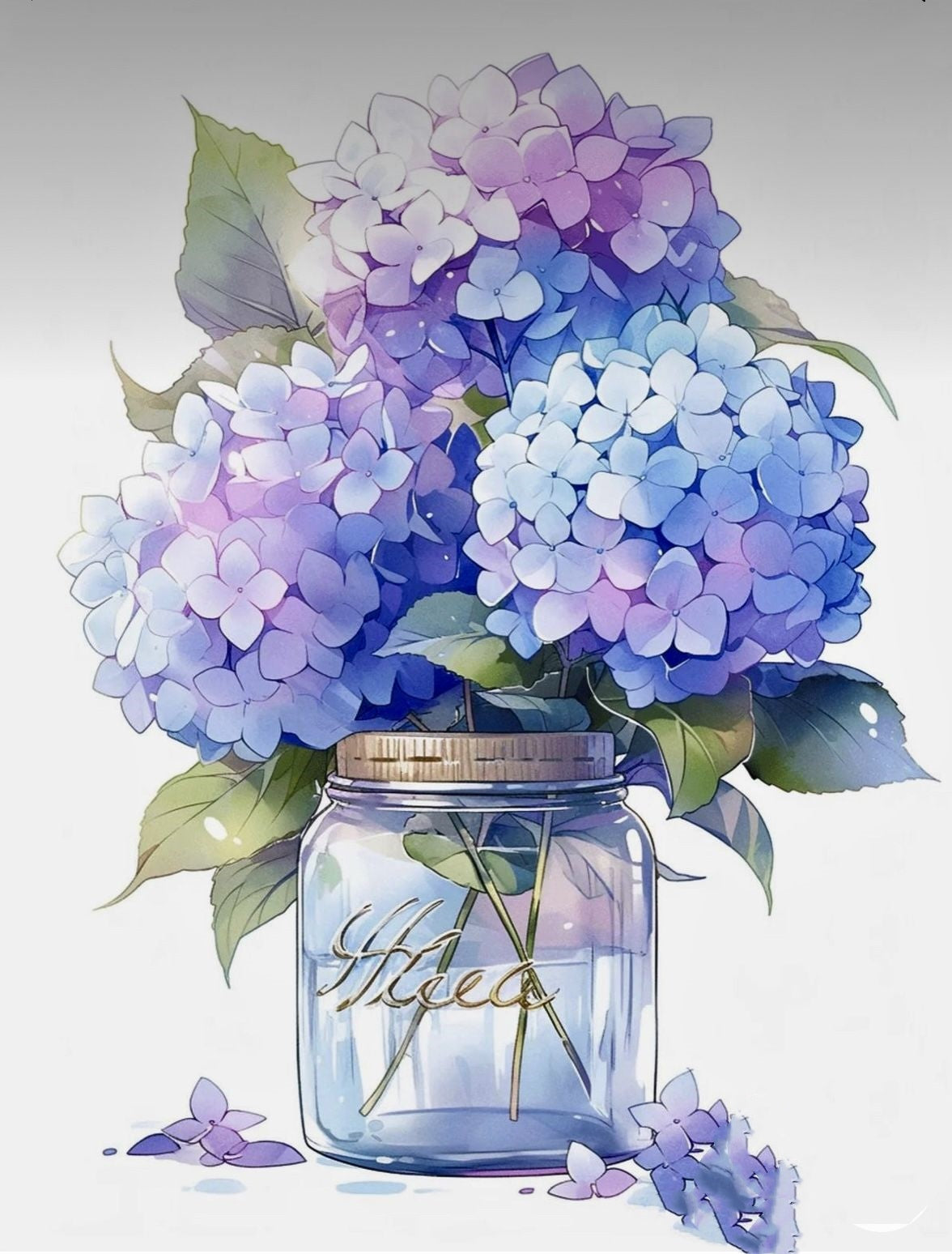 Hydrangea | Diamond Painting