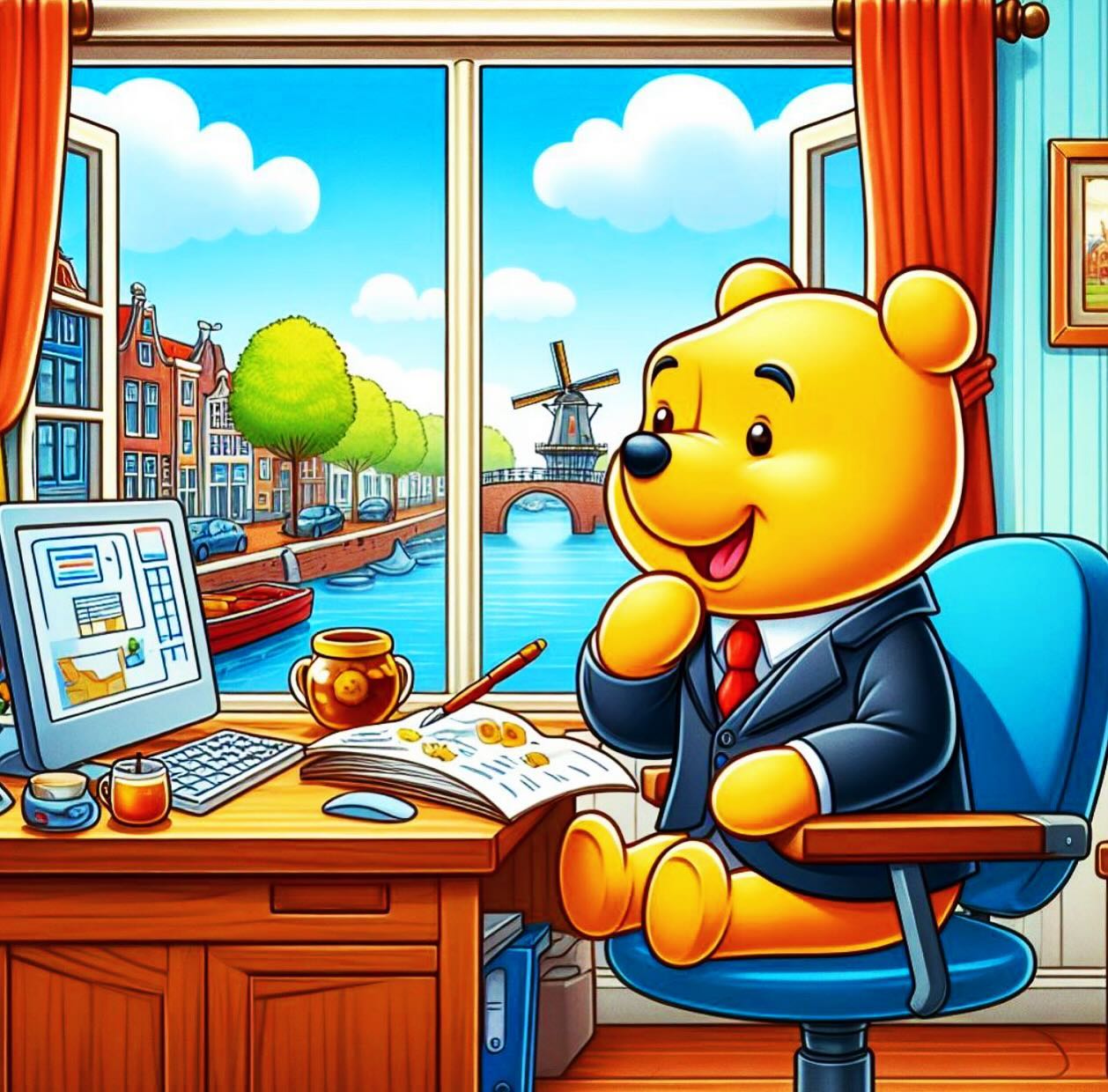 Cartoon Bear | Diamond Painting