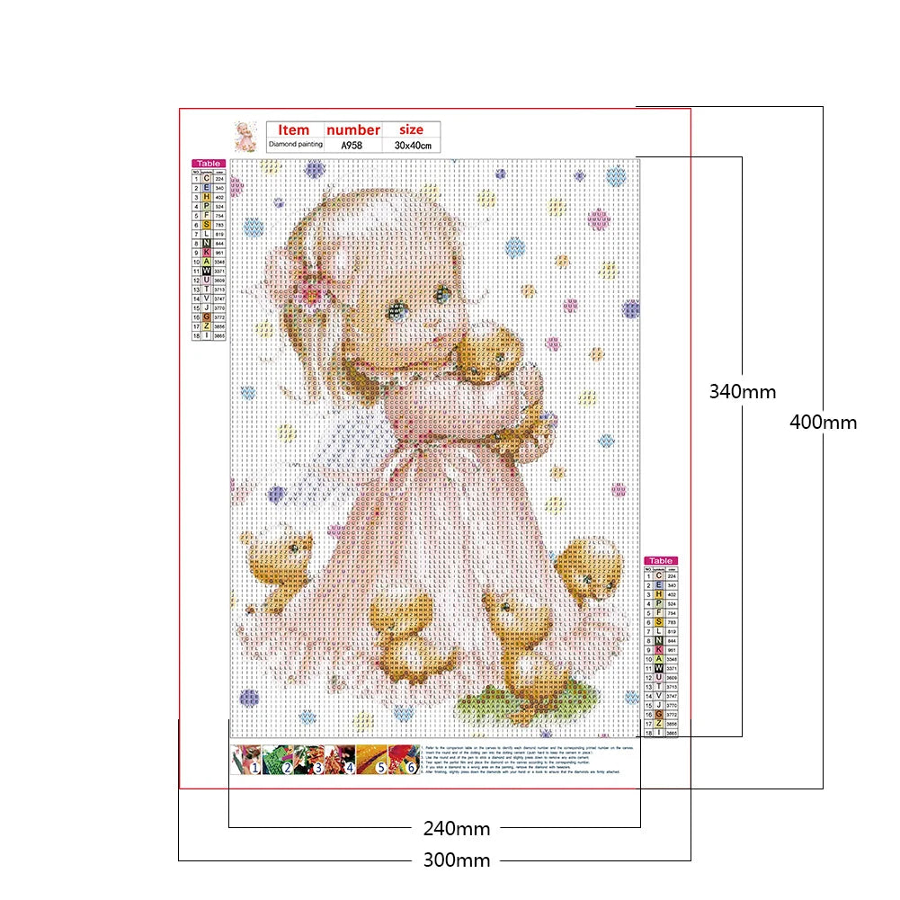 Beautiful Girl | Diamond Painting