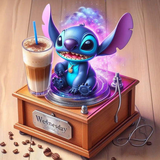 Alien Dog Stitch | Diamond Painting