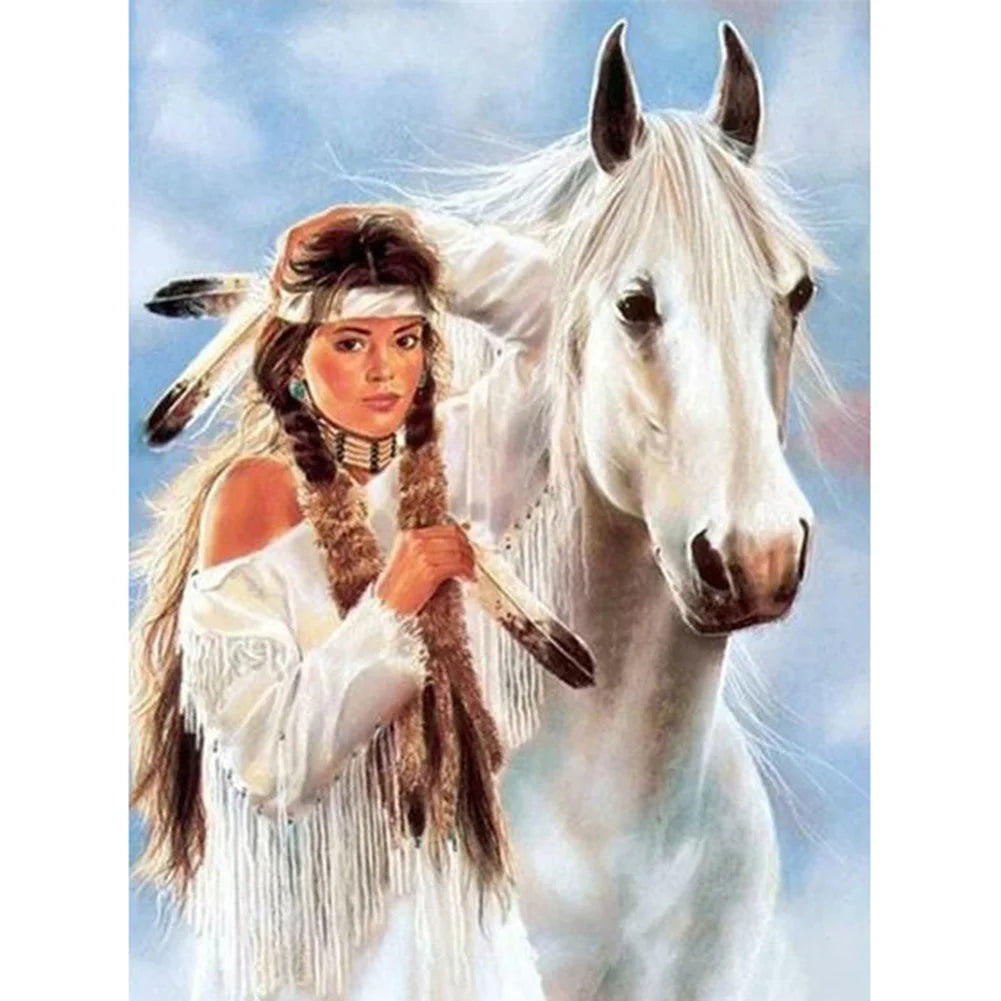 Beautiful Girl | Cross Stitch Embroidery