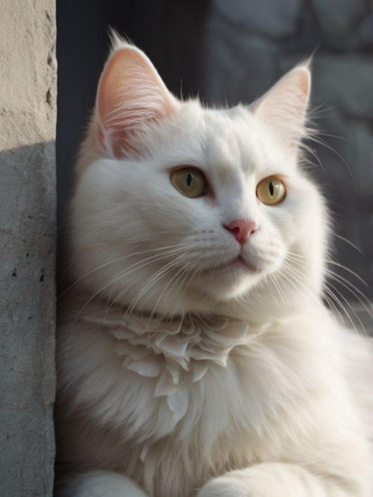 White Cat | Diamond Painting