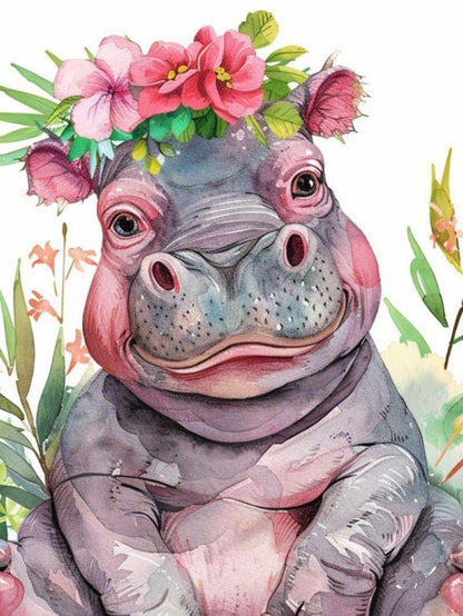 Hippo | Diamond Painting