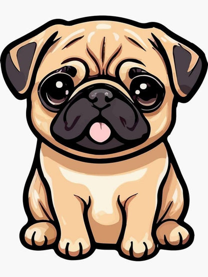 Dog Pug | Diamond Painting